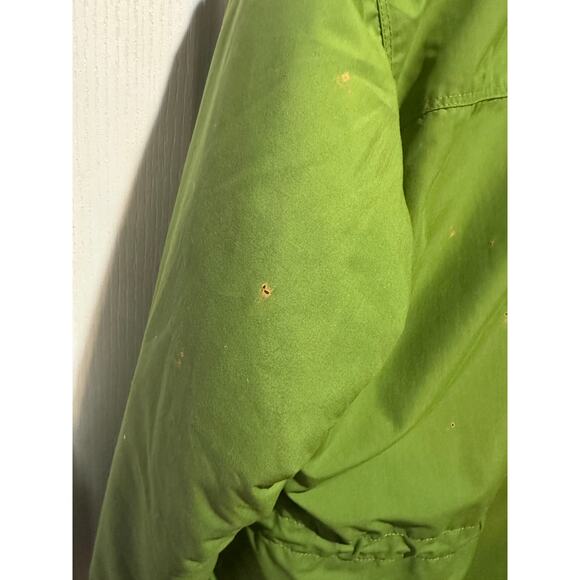 VTG Patagonia Mens Green Purple Full Zip Insulated Parka Sz M No Hood Distressed - Picture 5 of 12